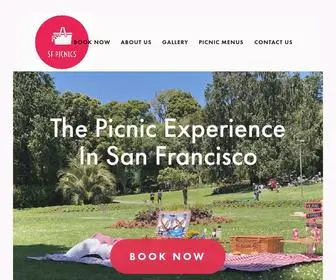 Sfpicnics.com(SF PICNICS) Screenshot