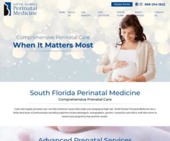 SFPM.us(South Florida Perinatal Medicine) Screenshot