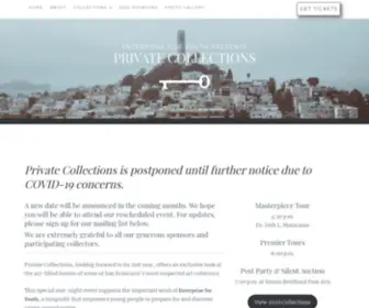 SFprivatecollections.org(Private Collections) Screenshot