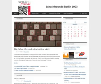 SFR-Berlin.de(Schachfreunde Berlin) Screenshot