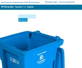 Sfrecycles.org(San Francisco Recycles) Screenshot