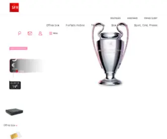 SFrregie.com(Découvrez les offres Mobile et Internet SFR) Screenshot