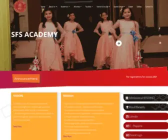 Sfsacademy.com(SFS Academy) Screenshot