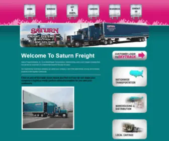 SFSD.com(Saturn Freight) Screenshot