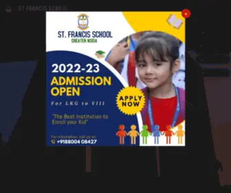 SFSGrnoida.com(Francis School) Screenshot