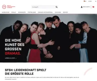 SFSH.de(Schule für Schauspiel Hamburg) Screenshot