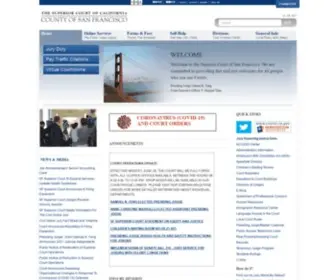 Sfsuperiorcourt.org(Superior Court of California) Screenshot