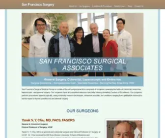 Sfsurgery.com(San Francisco Surgical) Screenshot