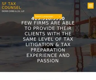 Sftaxcounsel.com(San Francisco Tax Lawyers) Screenshot