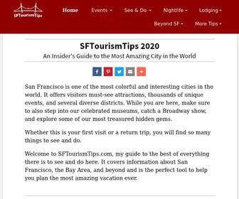 Sftourismtips.com(Your Insider's Guide to San Francisco) Screenshot