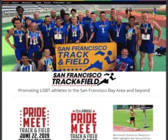 SFtrackandfield.com(Promoting LGBT athletes) Screenshot