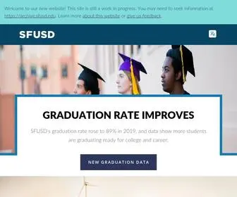 Sfusd.edu(San Francisco Unified School District (SFUSD)) Screenshot