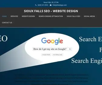 Sfwebguy.com(Sioux Falls SEO) Screenshot