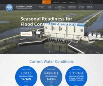 SFWMD.gov(South Florida Water Management District) Screenshot