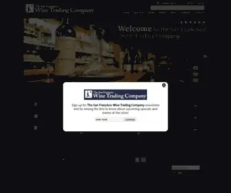 SFWTC.com(The San Francisco Wine Trading Company) Screenshot