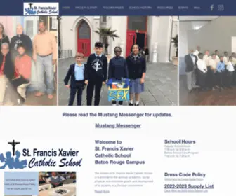SFXBR.org(Francis Xavier Catholic School) Screenshot