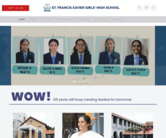 SFXGHS.org(Francis Xavier Girls' High School) Screenshot