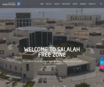 SFzco.com(Salalah free zone(SFZ)) Screenshot