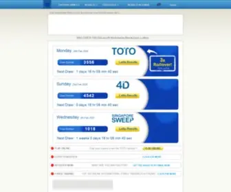 SG-Lotto.com Screenshot