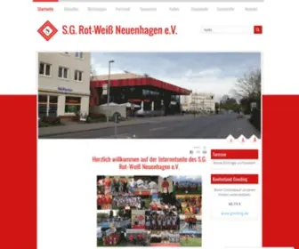 SG-Rot-Weiss-Neuenhagen.de(SG Rot) Screenshot