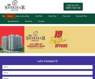 SG-Shikharheights.in(SG Shikhar Height Sidharth Vihar Ghaziabad) Screenshot