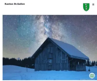 SG.ch(Website des Kantons St.Gallen) Screenshot