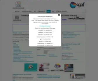 Sgaf.org.br(Secretaria) Screenshot
