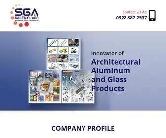 Sgaglass.com(Sales Glass And Aluminum Corporation) Screenshot