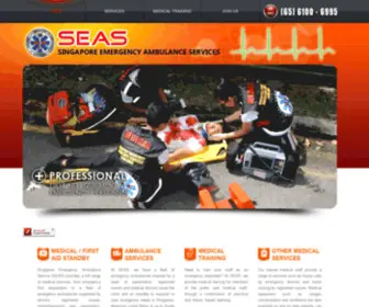 Sgambulance.com.sg(Sgambulance) Screenshot