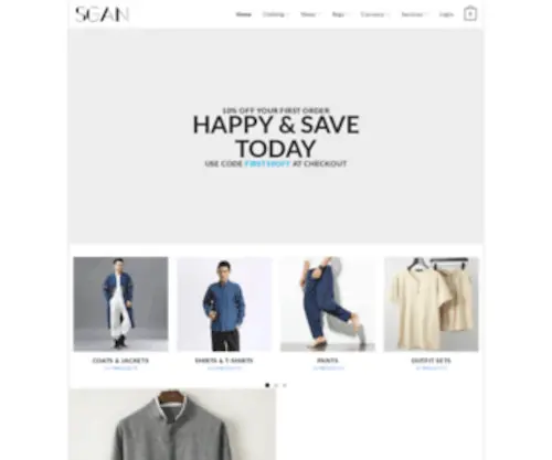 Sgan.com(Cheap Designer Clothes for Men) Screenshot