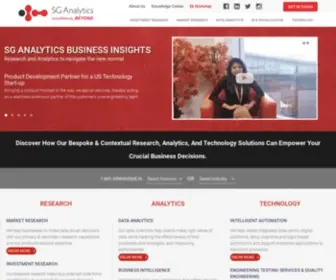 Sganalytics.com(SG Analytics) Screenshot