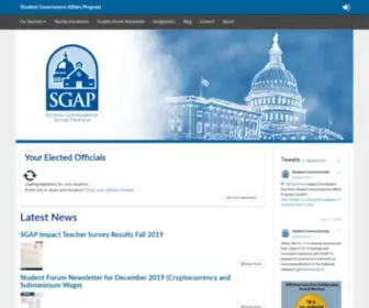 Sgap.org(Student Governmental Affairs Program (SGAP)) Screenshot