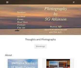 Sgatkinson.com(Event, Fine Art, Portrait, and Personal Brand Photographer) Screenshot