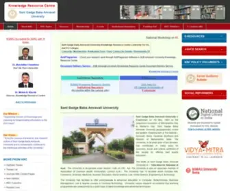 Sgbaukrc.ac.in(Sant Gadge Baba Amravati University) Screenshot
