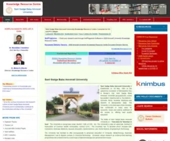 Sgbaulib.com(Sant Gadge Baba Amravati University) Screenshot
