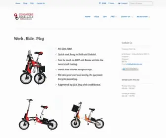 Sgbikecity.com(Electric Bicycle Singapore) Screenshot