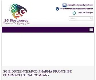 Sgbiosciences.com(Top PCD Pharma Franchise Company) Screenshot