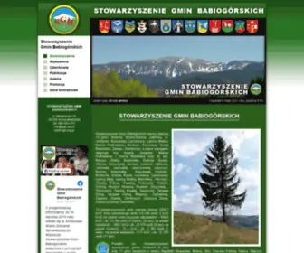 SGB.org.pl(Stowarzyszenie Gmin Babiogórskich) Screenshot