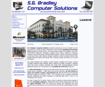 SGbradley.com(Bradley Computer Solutions) Screenshot