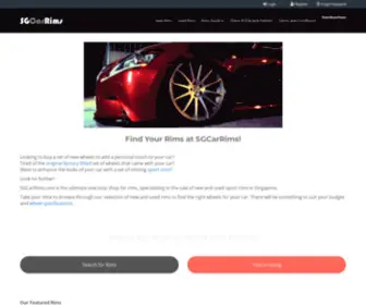 Sgcarrims.com(Sport Rims for Sale Singapore) Screenshot