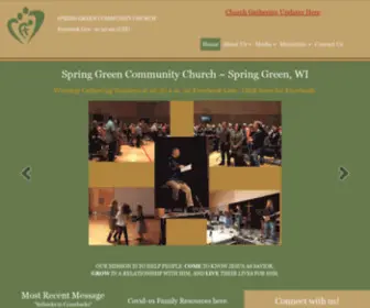 Sgcommunitychurch.org(Spring Green) Screenshot