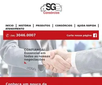 Sgconsorcios.com.br(Início) Screenshot