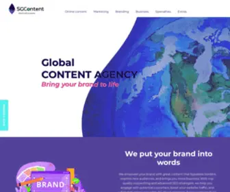 Sgcontent.co(Content marketing agency) Screenshot