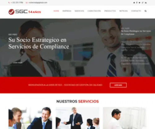 SGcperu.org(SGC PERU) Screenshot