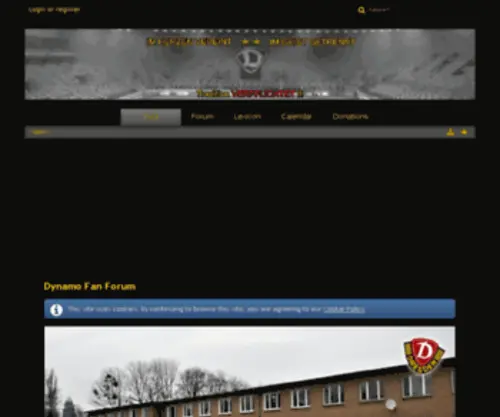 SGD-Fanforum.de(Dynamo Fan Forum (DFF)) Screenshot