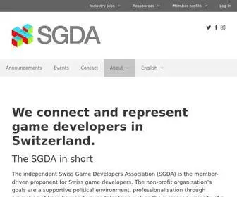 Sgda.ch(Swiss Game Developers Association SGDA) Screenshot