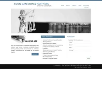 SGD.com.my(SOON GAN DION & PARTNERS) Screenshot