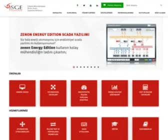 Sge.com.tr(SGE Mühendislik) Screenshot