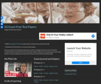 Sgexam.com(2024 SG Exam free test papers) Screenshot