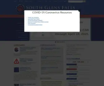 Sgfallssd.org(South Glens Falls Central Schools) Screenshot